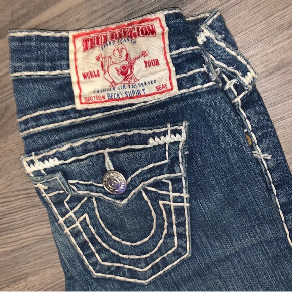 Authentic womens True Religion Becky Super T jeans. Size 25 - Picture 2 of 12